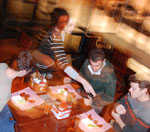All you can eat wing night at SoulFire BBQ